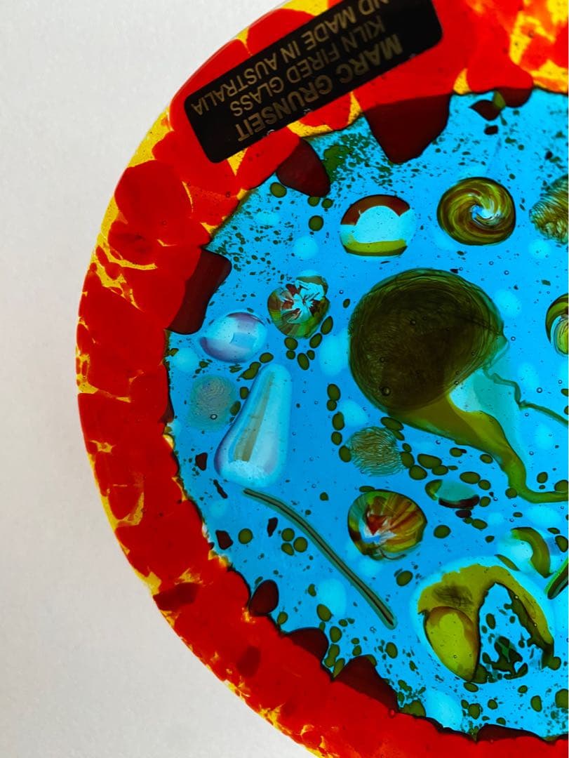 オーストラリア アンティーク ビンテージ 器 ガラス クリア 地球 太陽 新品