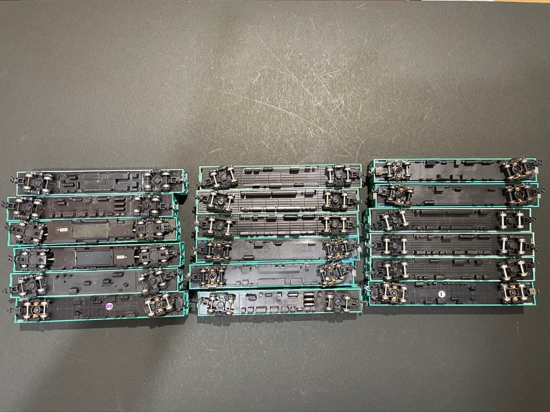 最後価格【ジャンク】常磐線103系１５両フル編成＋おまけ付き　(キット組立品含)