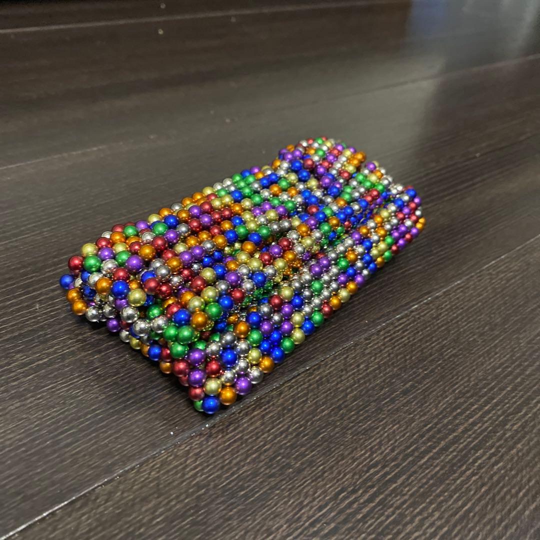 マグネットボール 5mm 約994個 立体パズル 強力磁石 脳開発パズル