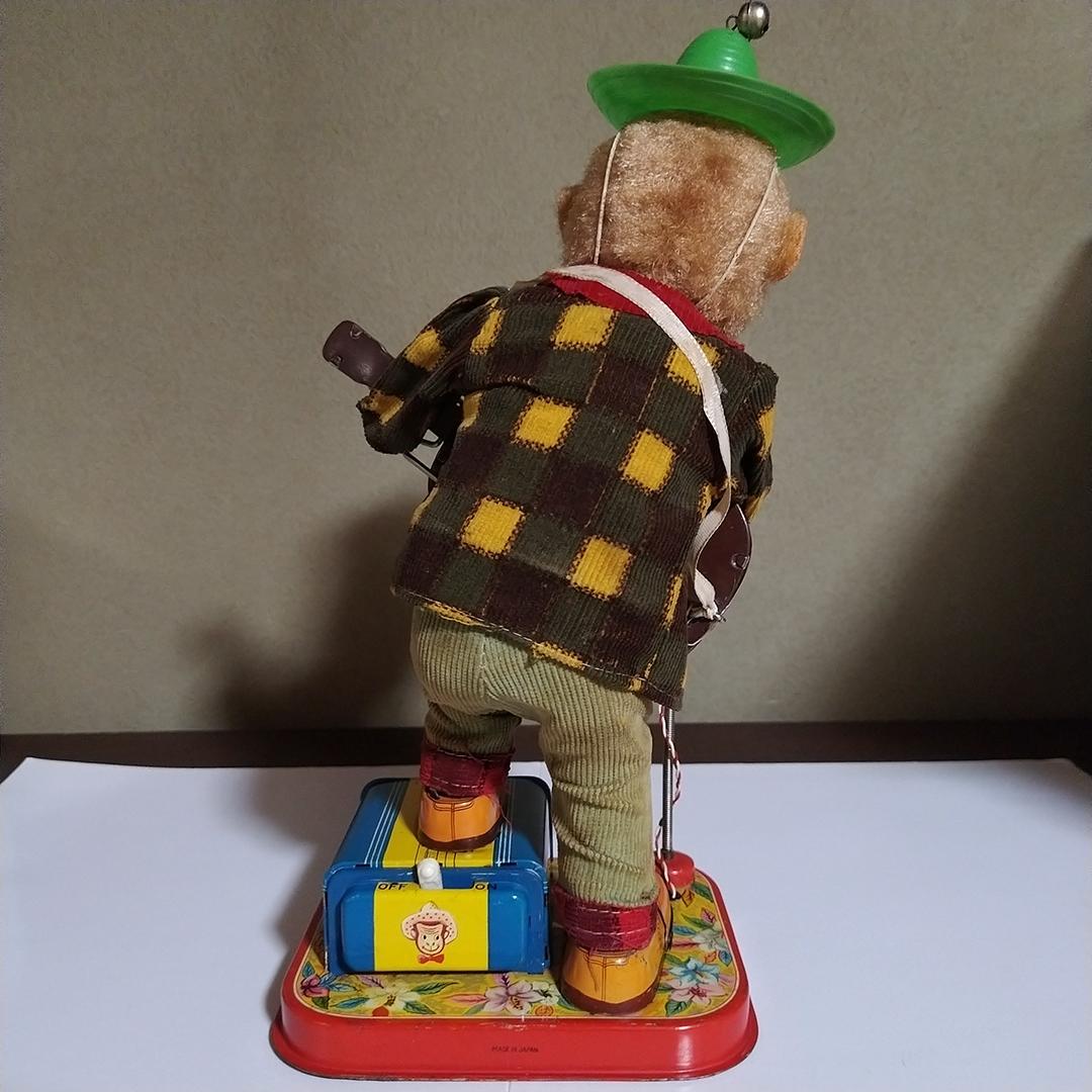 青*鳥様 ALPS ロックンロールモンキー 電動 ブリキ 稼働品