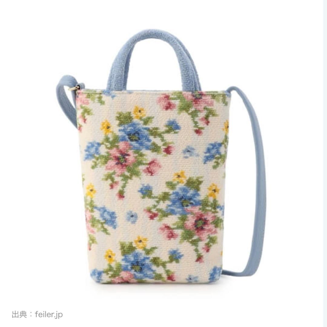 希少 FEILER ウィズポピーズ ミニショルダーバッグ フェイラー
