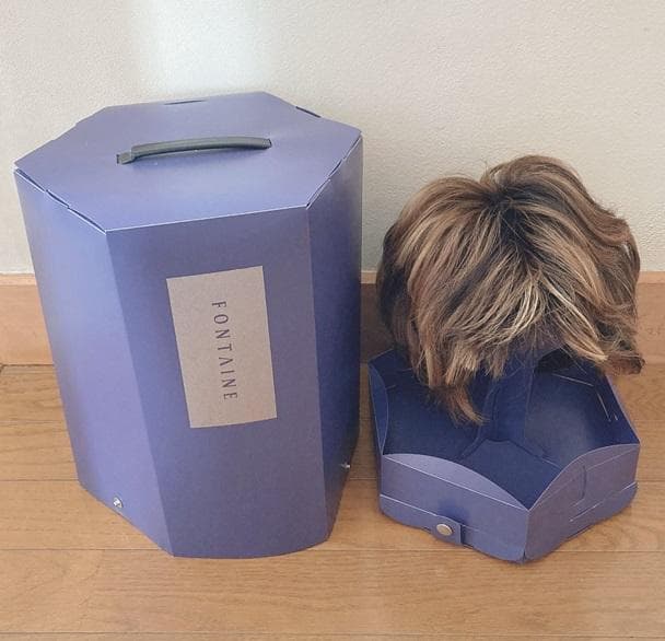 パープルプル　フォンテーヌ　VALAN　人毛MIX　グラデーションショート