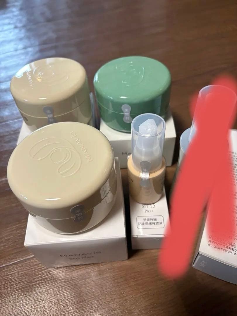 ★マナビス化粧品★薬用スキンマスク2個＆薬用スキンウォッシュ&スキンカバー★