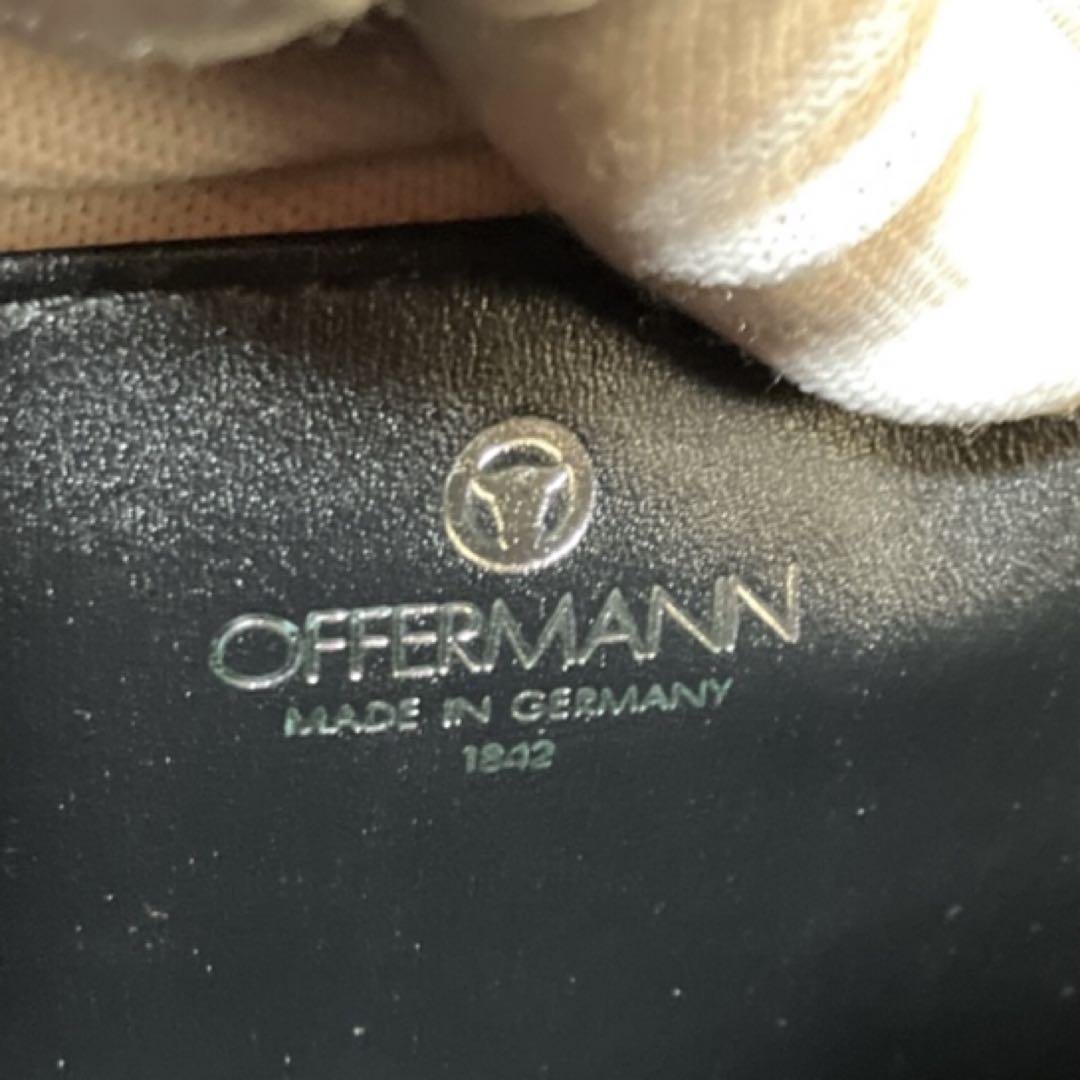 オファーマン 良品 ドイツ製 ソフトレザー アタッシュケース ブラック 袋付き