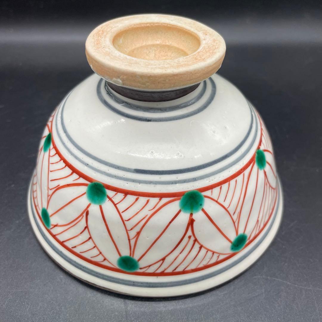 【105】日吉窯 色絵抹茶茶碗 加藤丈佳