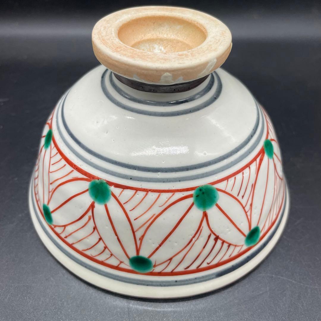 【105】日吉窯 色絵抹茶茶碗 加藤丈佳