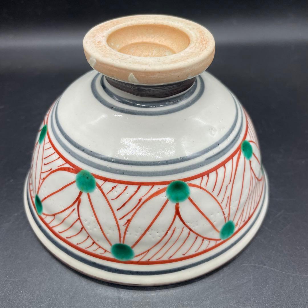 【105】日吉窯 色絵抹茶茶碗 加藤丈佳