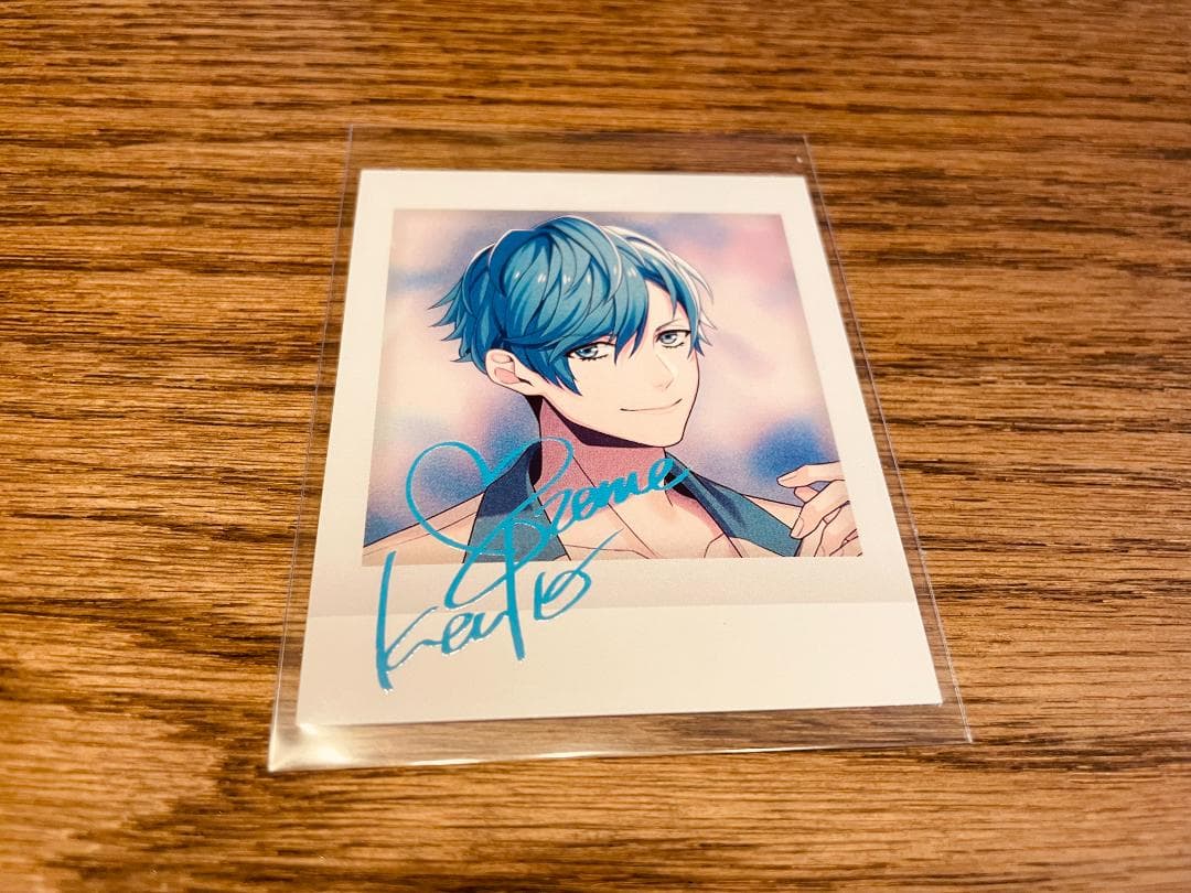 B-PROJECT チェキ風ブロマイド サイン入り 愛染健十