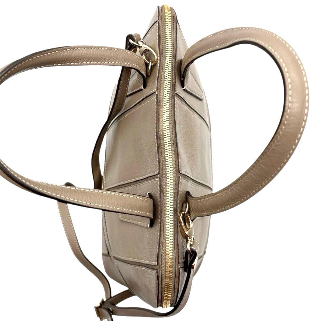 美品◎ゲラルディーニ 2way 斜めがけ ショルダーバッグ ミニボストン レザー