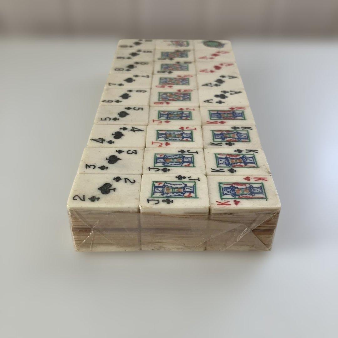 [希少]新品未使用未開封　麻雀牌型 トランプ