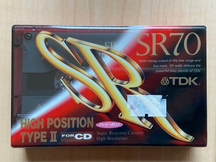 カセットテープ　メタル　ハイポジ　TDK MA50、SR70