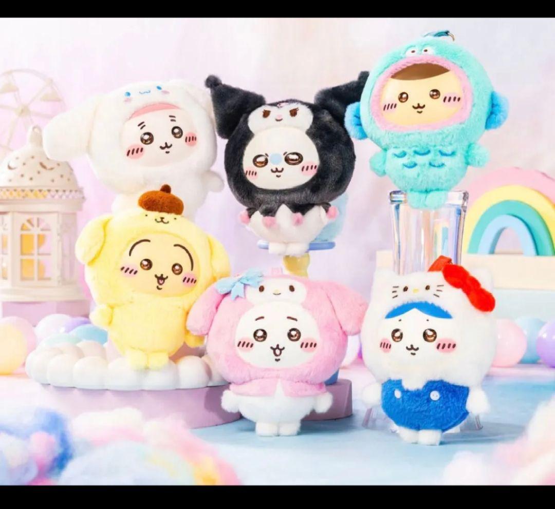 全6種コンプリートセット　ちいかわ×サンリオキャラクターズ Kiramekko