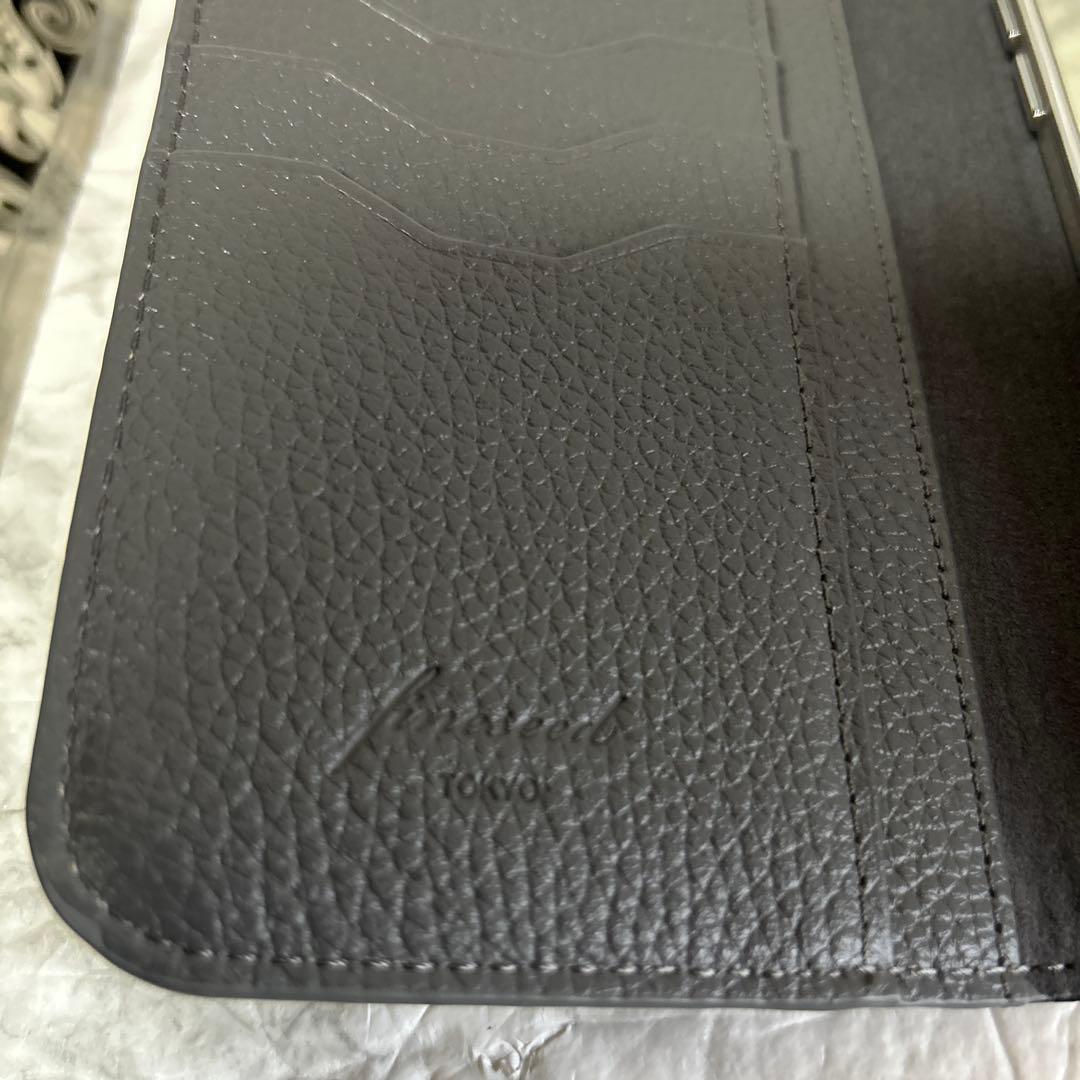 57…本革手帳型iPhone13proMax黒 Genuine Leather