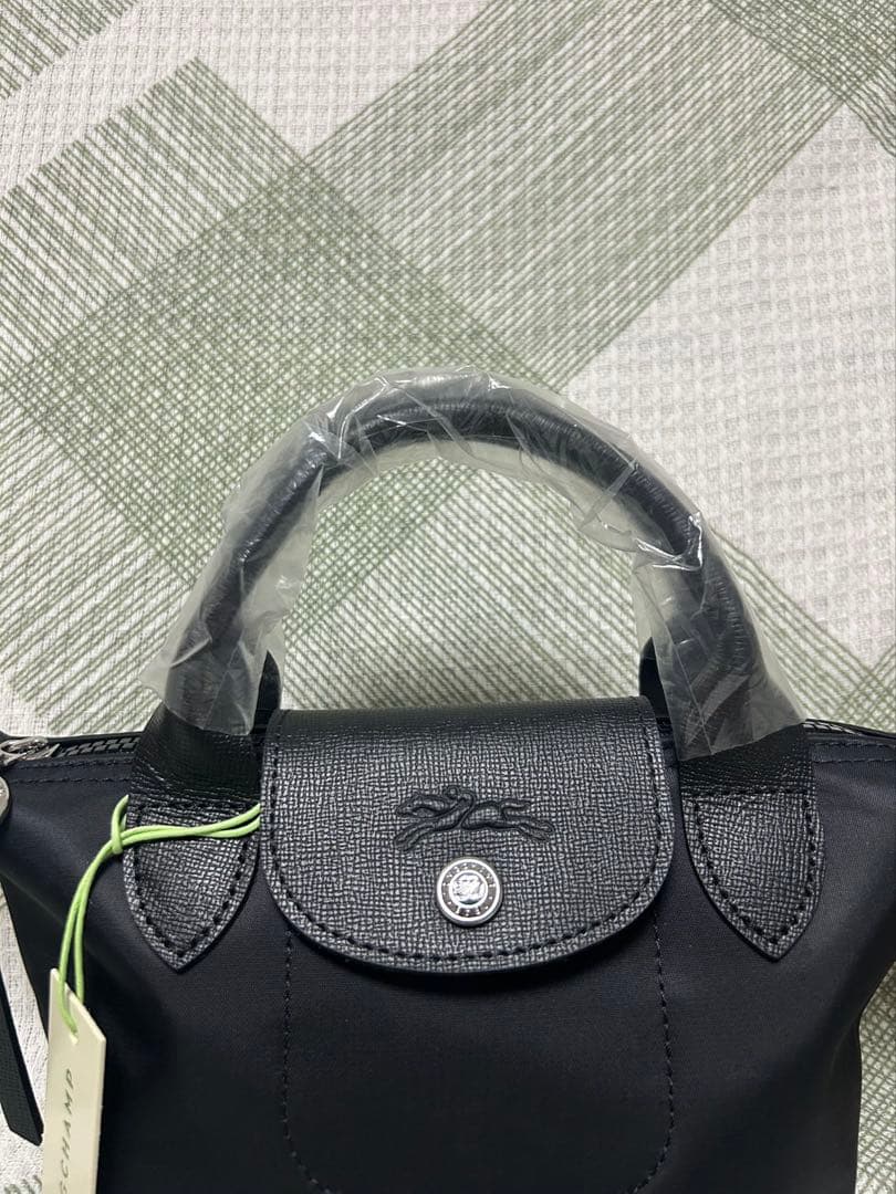 《LONGCHAMP》プリアージュ トップハンドバッグ　XS/黒