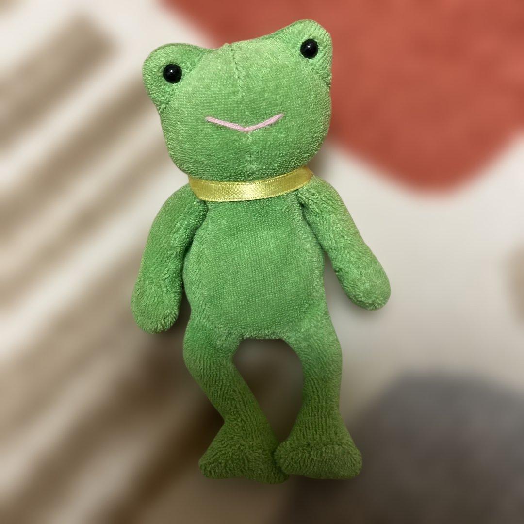 くたくたフレンズ2 かえる　カバヤ　食玩　平成　マスコット　ぬいぐるみ