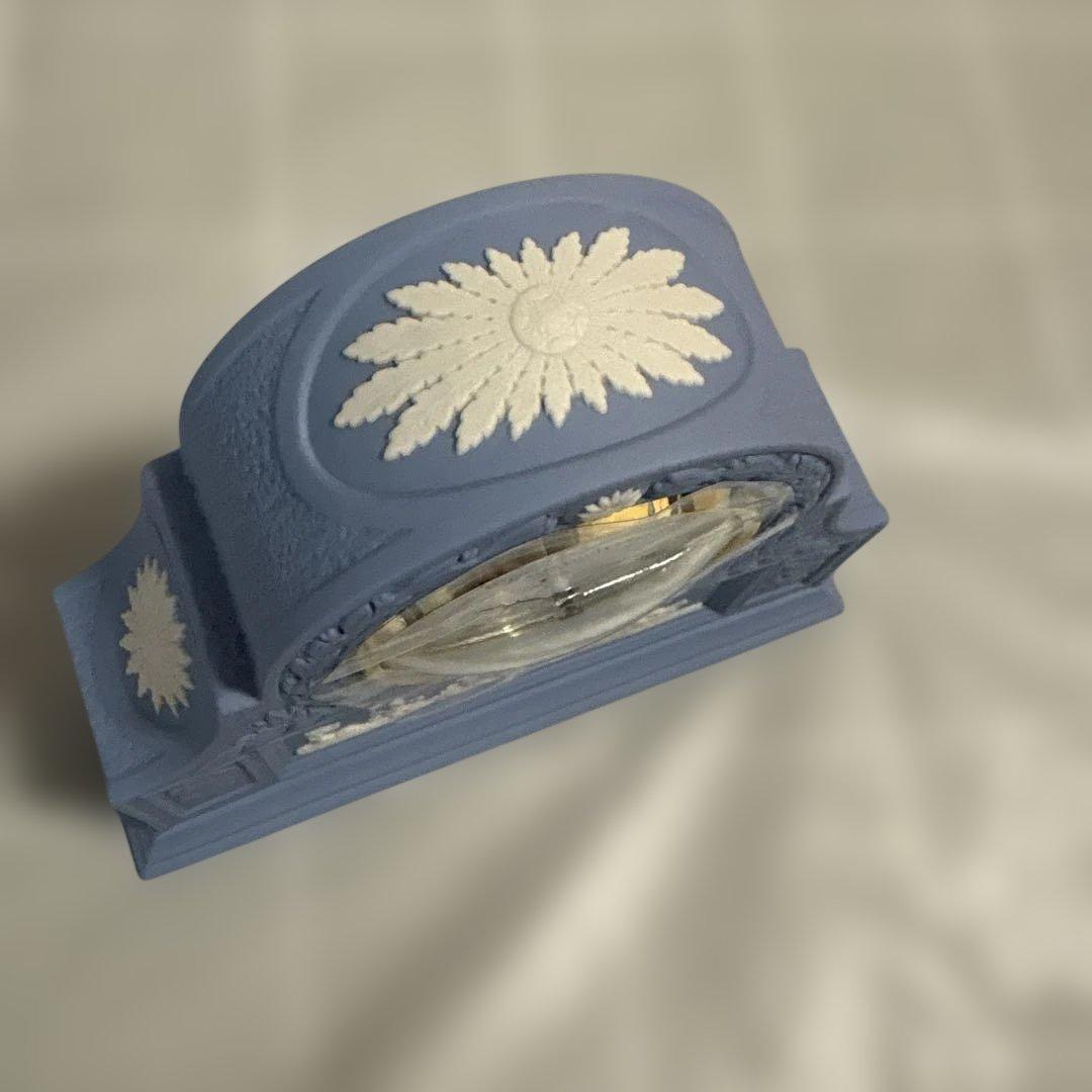[新品未使用]  ジャスパー　ペールブルー マントルクロック