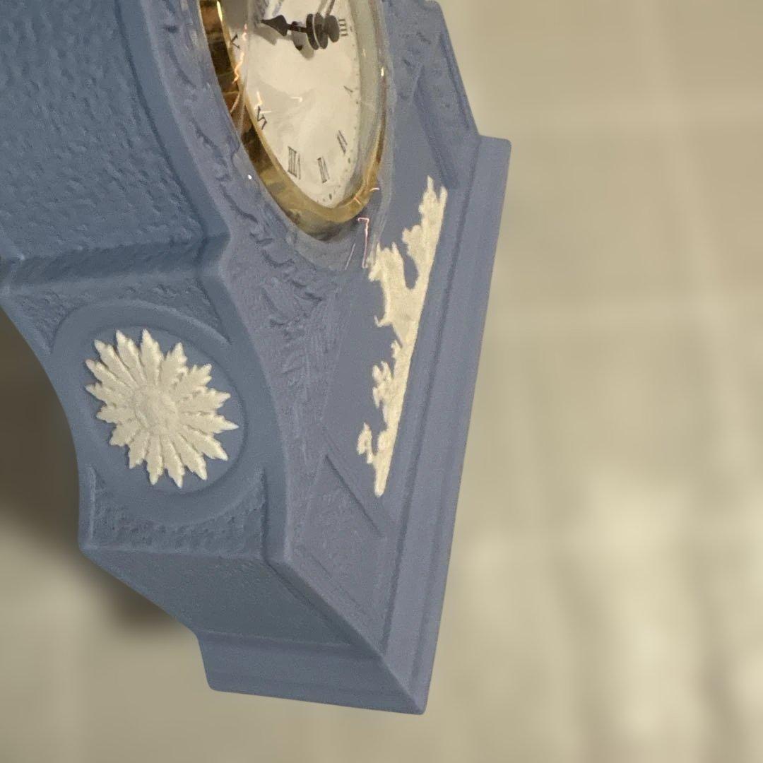 [新品未使用]  ジャスパー　ペールブルー マントルクロック