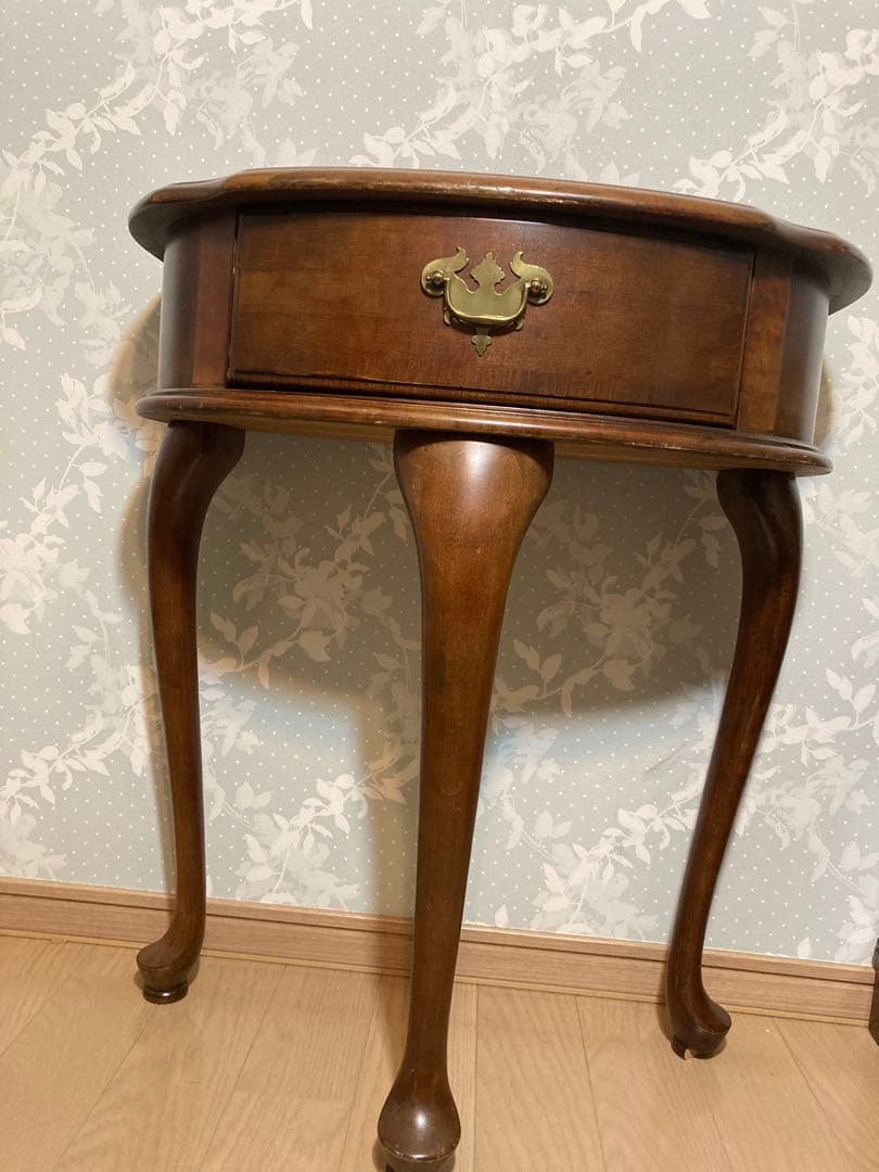 アンティーク コンソールテーブル　飾り棚　猫足　猫脚