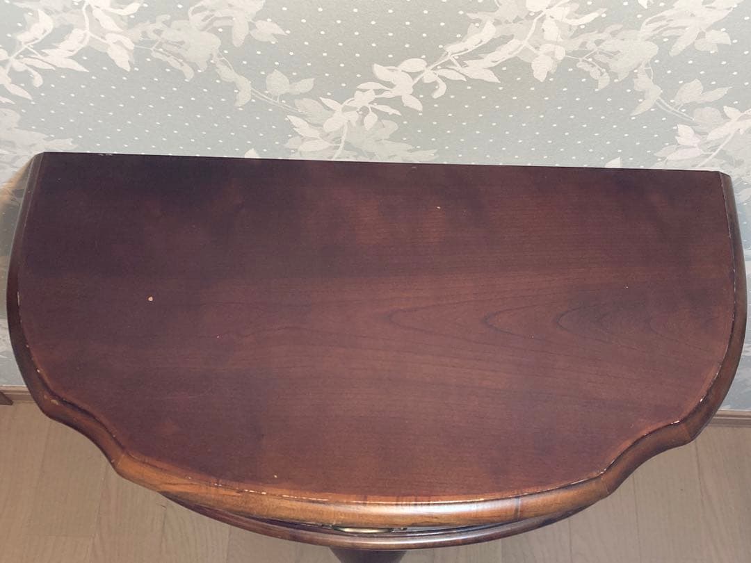 アンティーク コンソールテーブル　飾り棚　猫足　猫脚