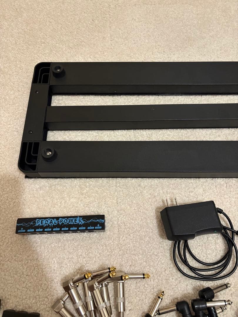 エフェクター　ペダルボード　パッチケーブル大量まとめ