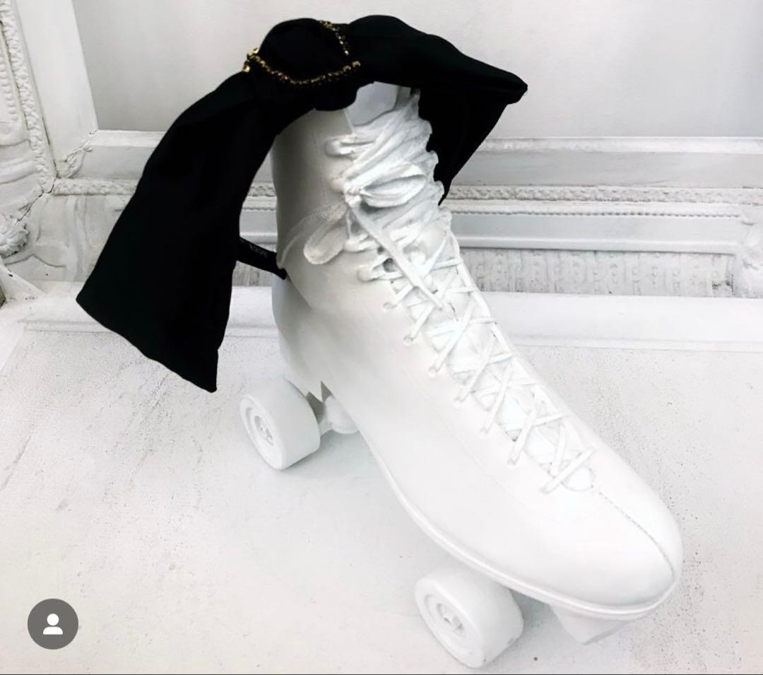 acca ブラックスカーフヘアバンド　スタッズつき