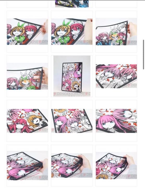 五等分の花嫁　キリトリエ　中野家五姉妹110枚