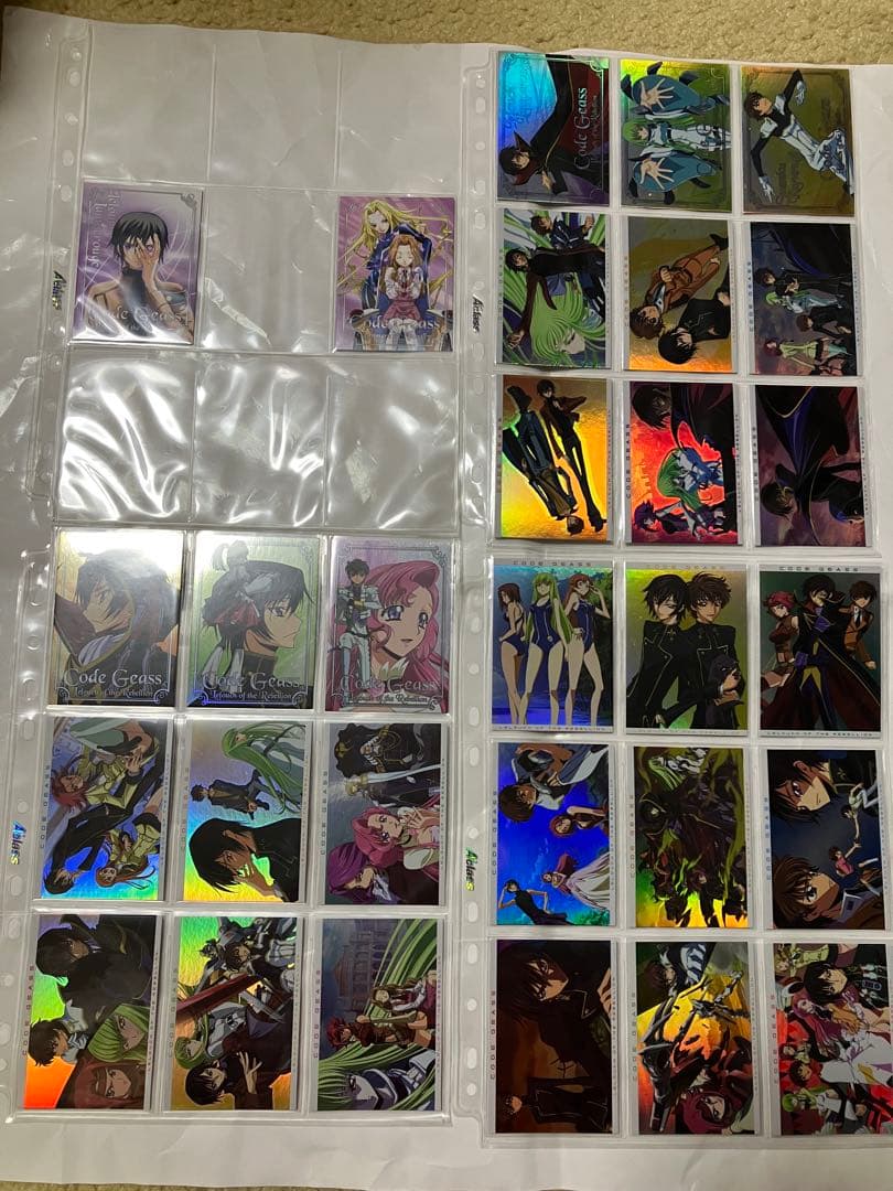 コードギアス　トレーディングカード　フルコンプ　1弾&２弾　カードダスマスターズ