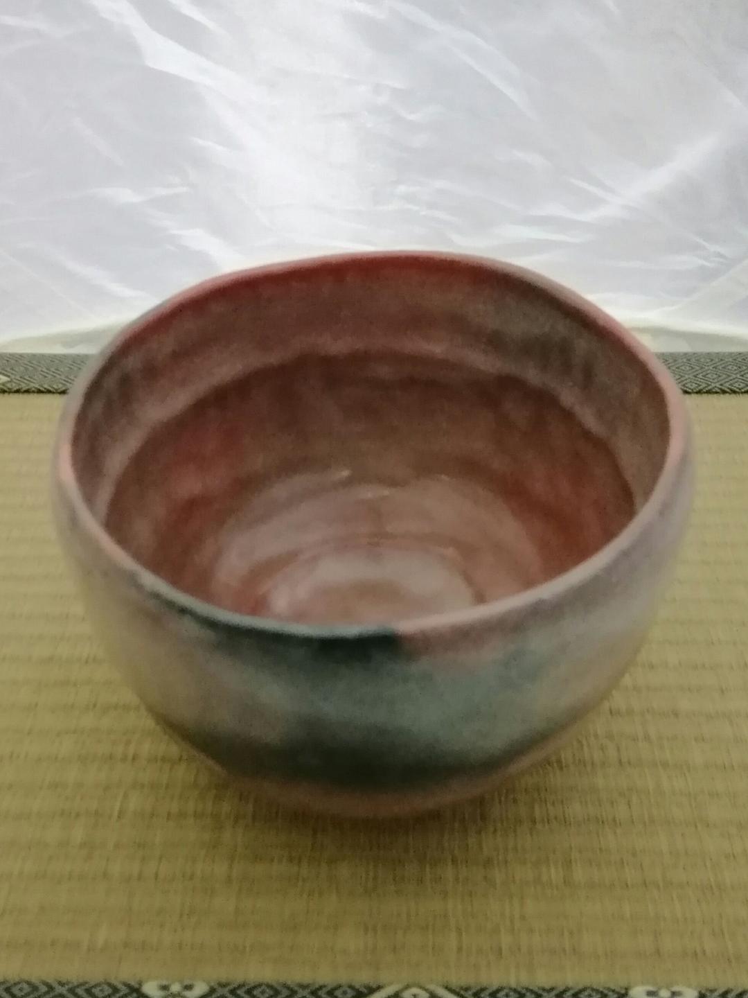 茶道具 赤楽茶碗　高台寺窯