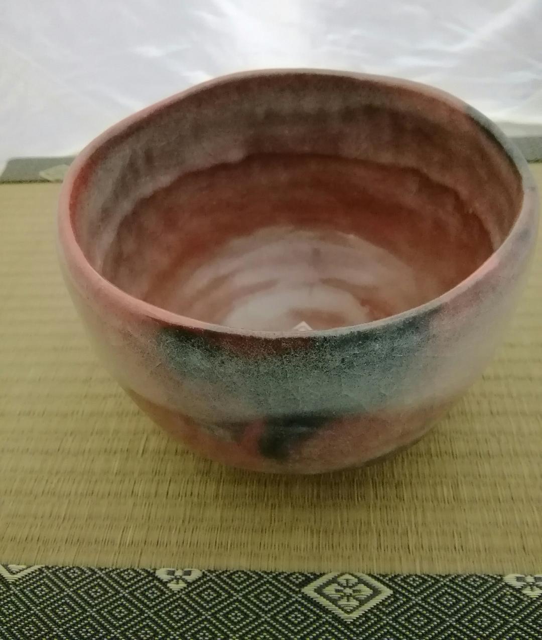茶道具 赤楽茶碗　高台寺窯