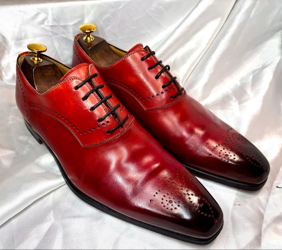 MAGNANNI マグナーニ　プレーントゥ　赤茶　EU39(25相当)