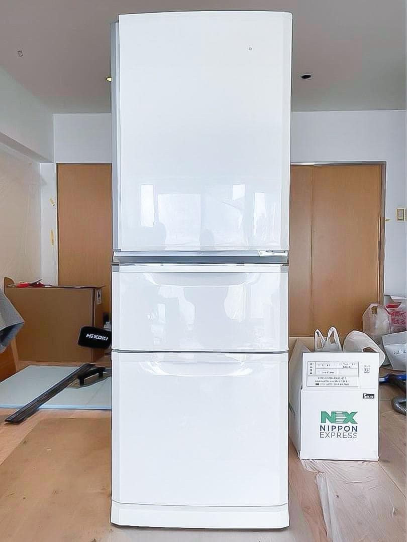 三菱 MR-C34Y-W 冷蔵庫 2015年製