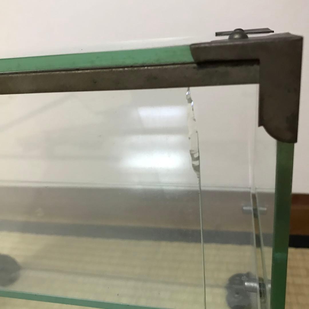 昭和レトロ　卓上　ガラスショーケース　アンティーク