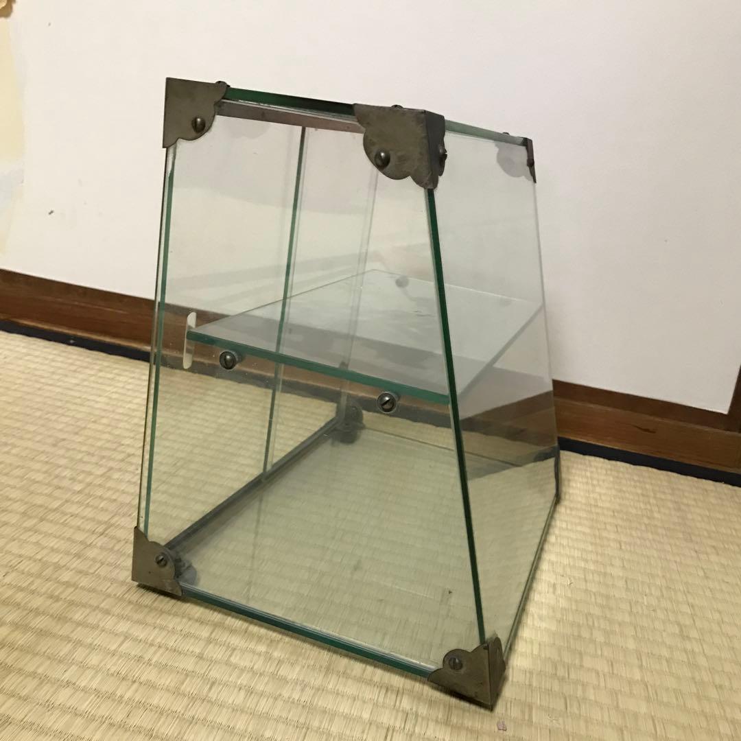 昭和レトロ　卓上　ガラスショーケース　アンティーク