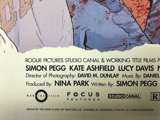 額装品/Mondo ショーンオブザデッド 限定325枚/ポスター/インテリア