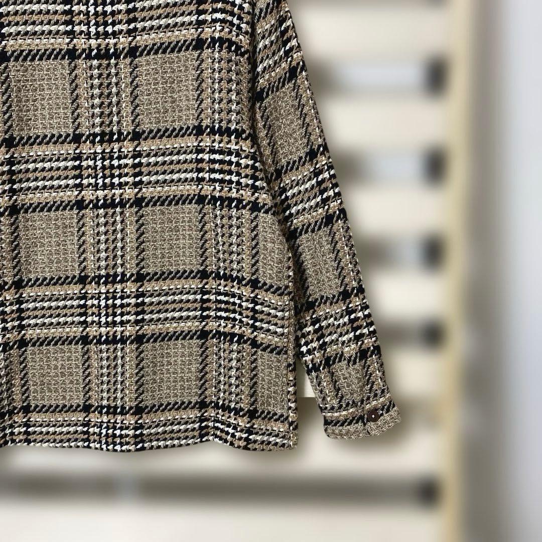 美品！wax london ワックスロンドン バスケットチェックシャツ M