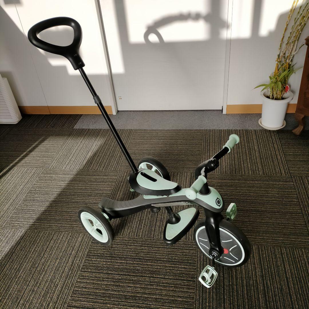 【E】Globber エクスプローラー　三輪車 ブラック・ミント 幼児向け