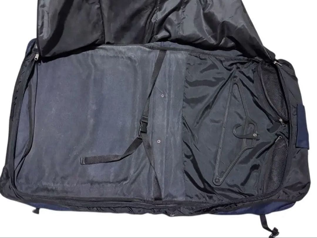 KANATA デッドストック　ガーメントバッグ　ハンガー付　美品　ネイビー