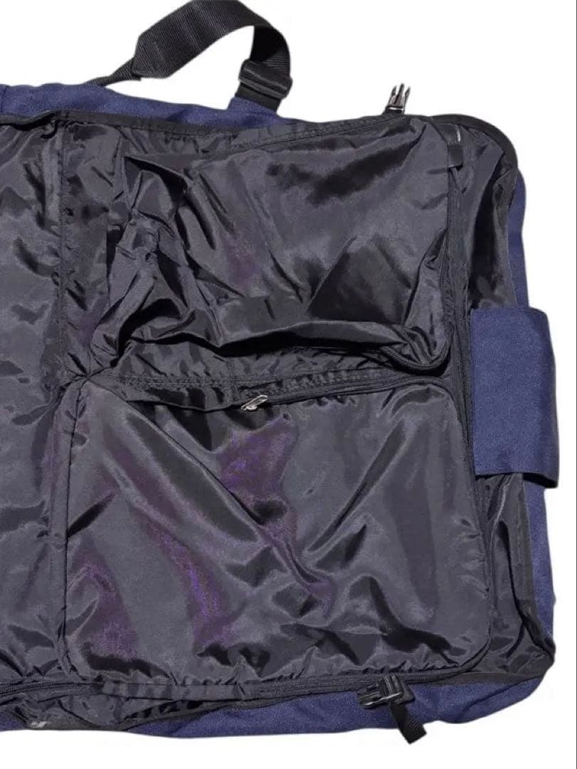 KANATA デッドストック　ガーメントバッグ　ハンガー付　美品　ネイビー