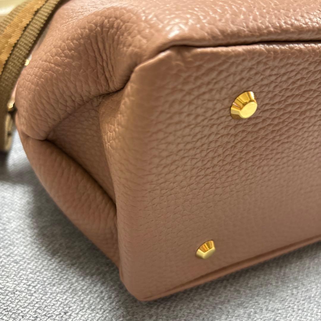 【未使用品】ATAOアタオ 2wayショルダーバック エルヴィ アーモンド