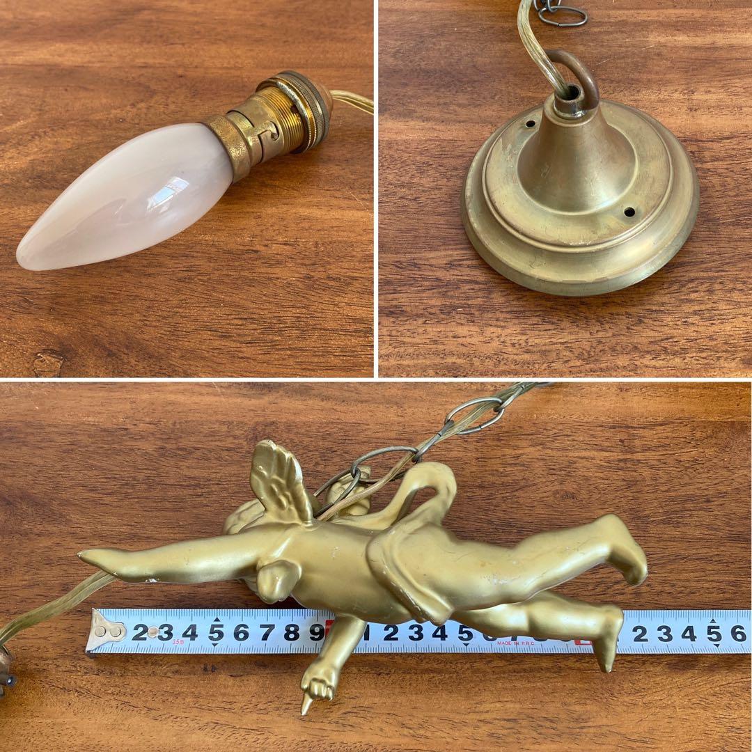 天使 アンティーク ペンダントライト 照明 １灯