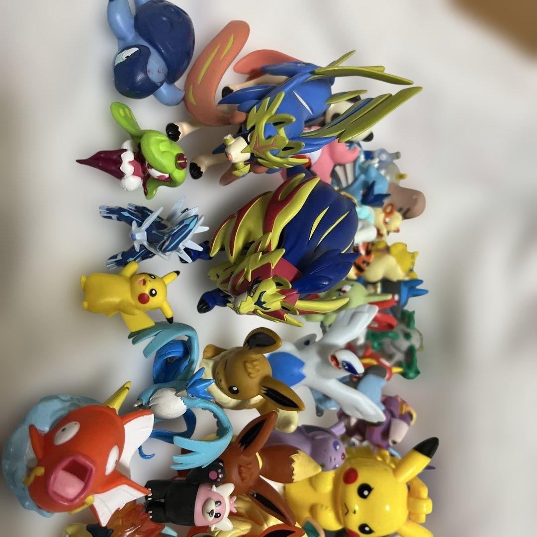 ポケモン　ソフビ　指人形フィギュア 96個 クリア有り