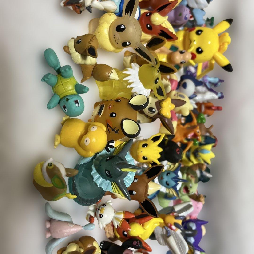 ポケモン　ソフビ　指人形フィギュア 96個 クリア有り