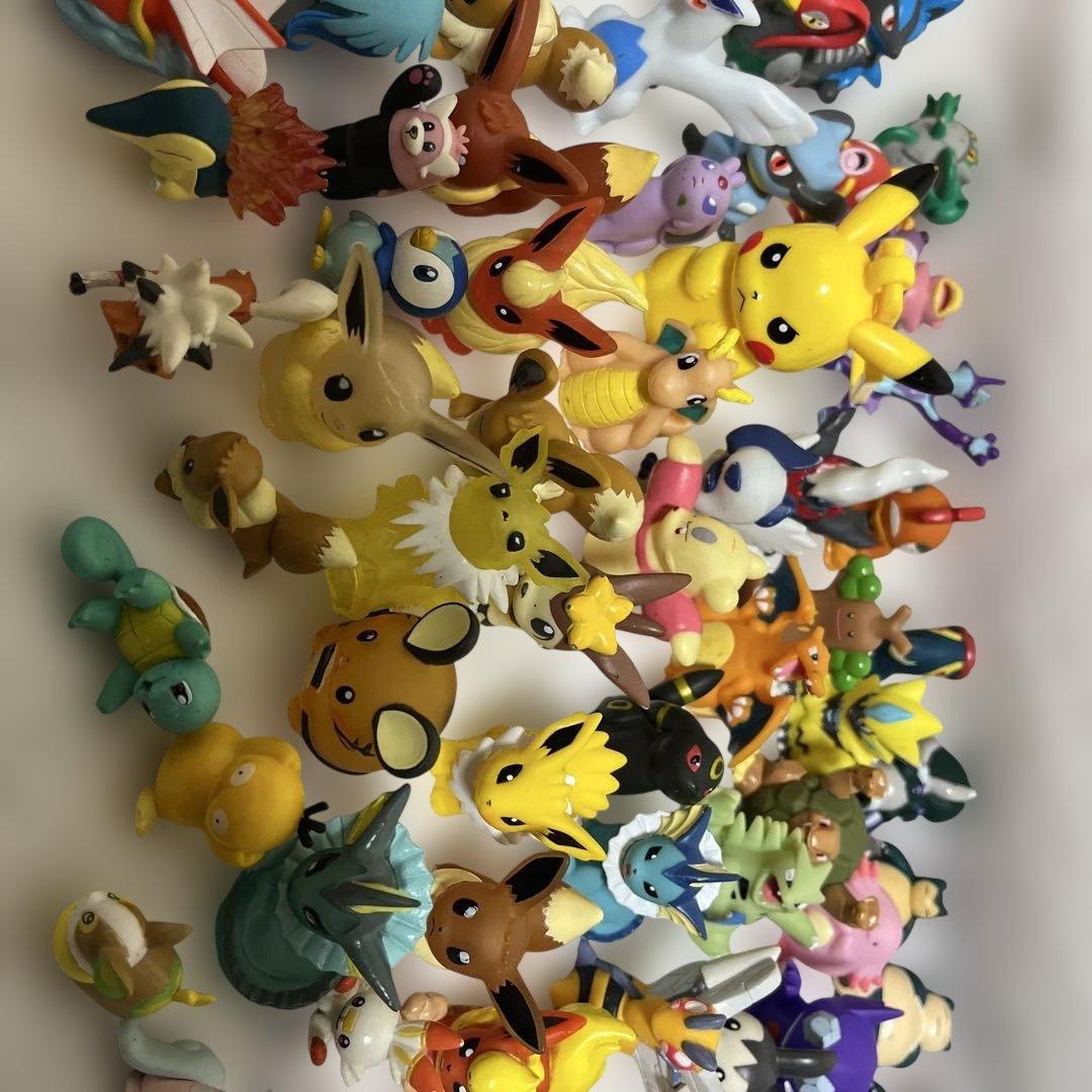 ポケモン　ソフビ　指人形フィギュア 96個 クリア有り