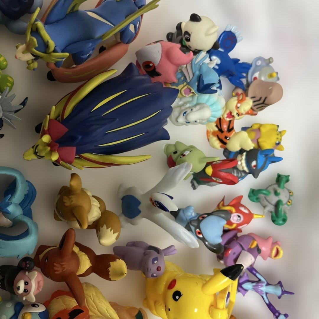 ポケモン　ソフビ　指人形フィギュア 96個 クリア有り