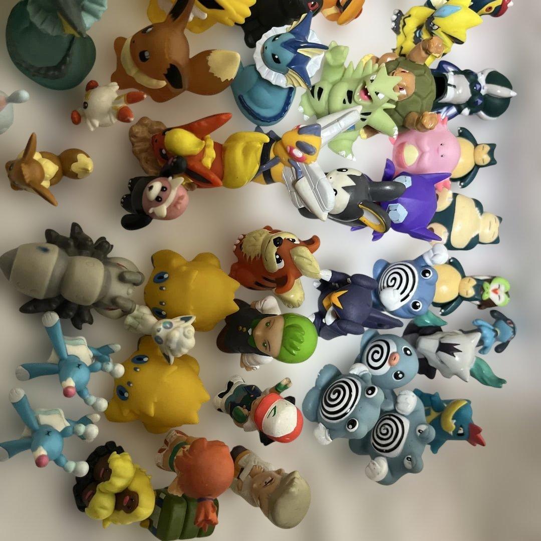 ポケモン　ソフビ　指人形フィギュア 96個 クリア有り