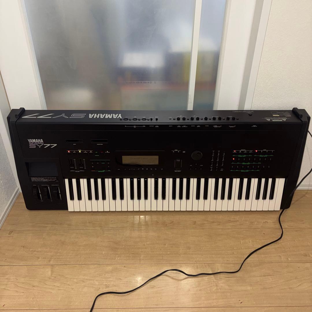 動作品　YAMAHA SY77 シンセサイザー　名機