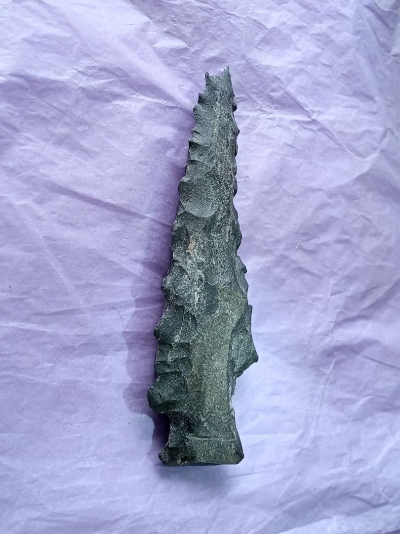 卑弥呼石剣 本物 サヌカイト 石器 模写