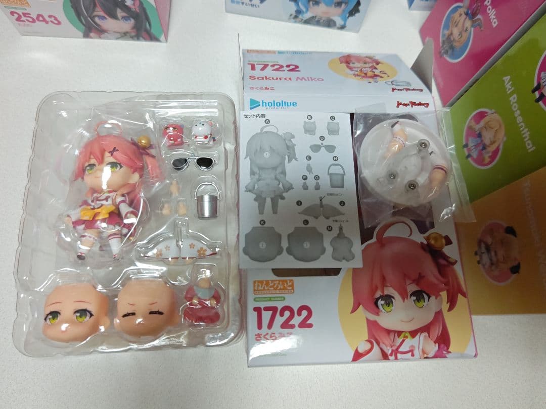 ホロライブ　0期生　ねんどろいどセット