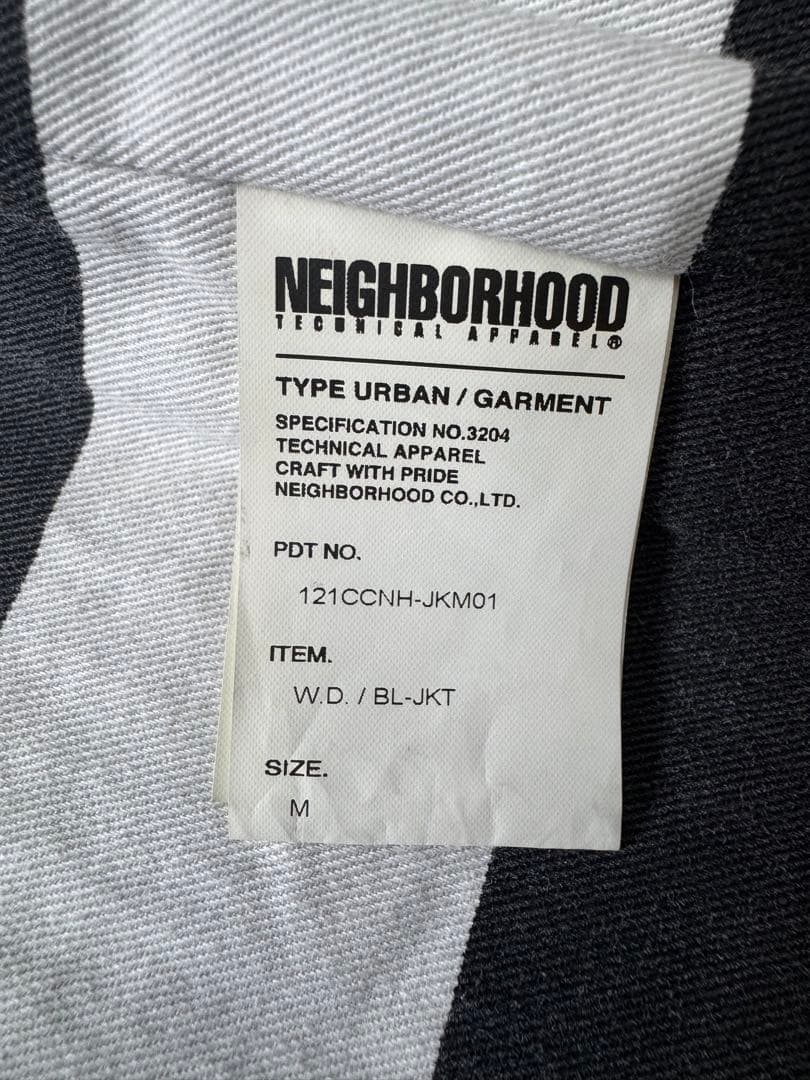 NEIGHBORHOOD 121CCNH-JKM01 W.D レザー 牛革　M