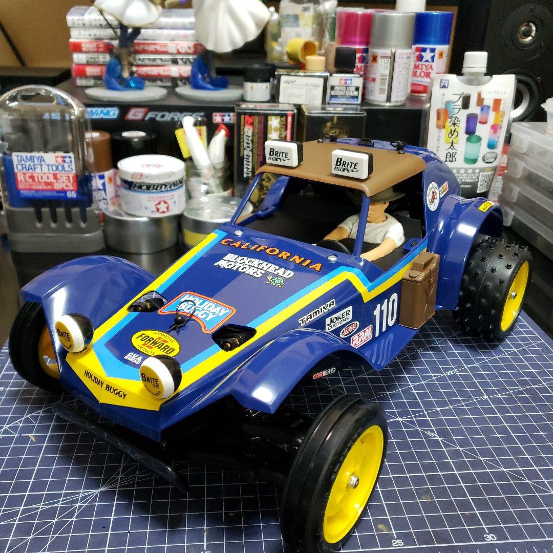 タミヤ DT02 ホリデーバギー、 1/10　全部セット　即走行可能　メカレス可